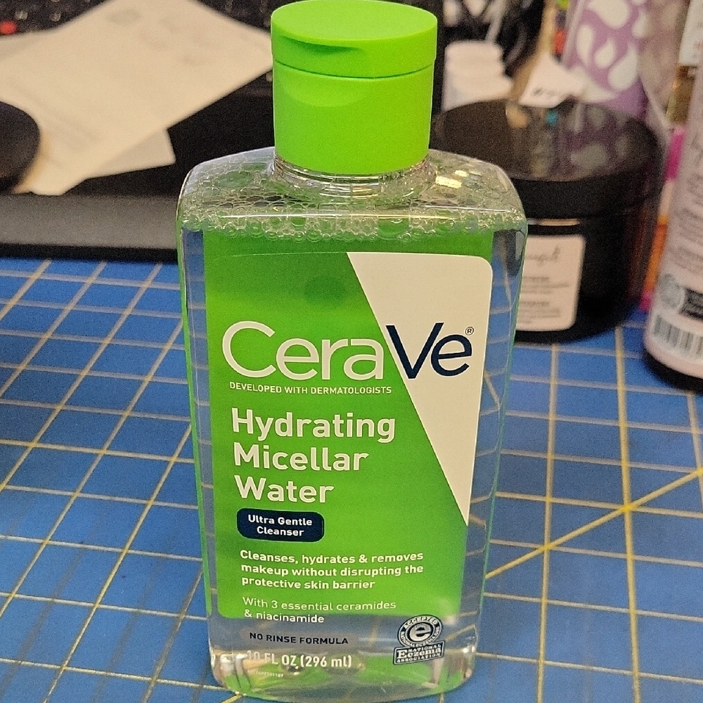CeraVe Hydrating Micellar Water New Bottle 296ml